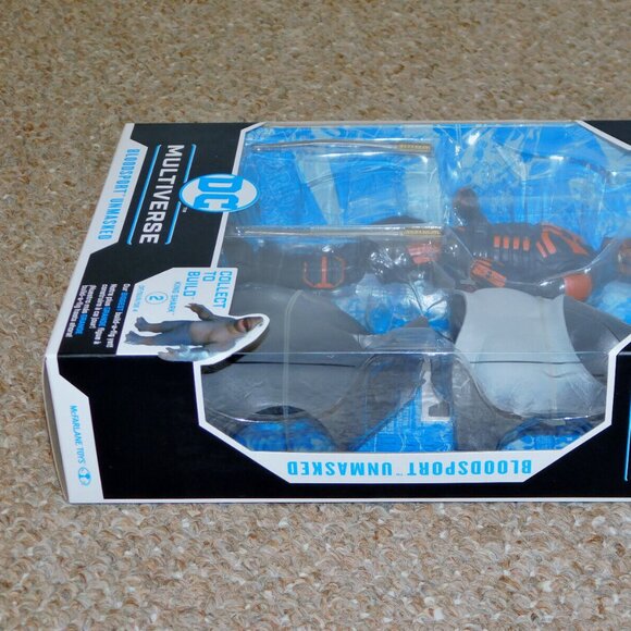 2021 McFarlane DC Multiverse 7" Suicide Squad Bloodsport Unmasked Figure MIB New - Picture 5 of 11